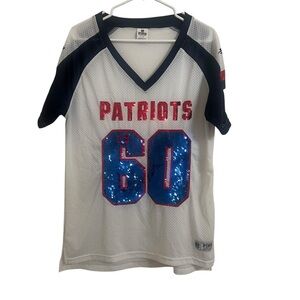 Patriots Sequin Jersey - White and Blue Victoria’s Secret Pink